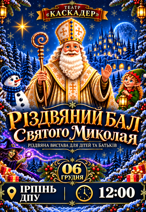 Вистава "Різдвяний бал Святого Миколая"
